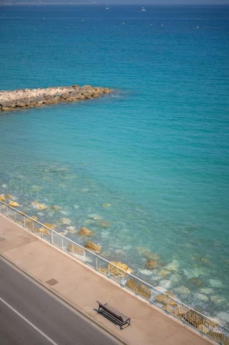 Le Panorama -Vue Exceptionnelle - Dernier Etage - Front De Mer Menton Exterior foto