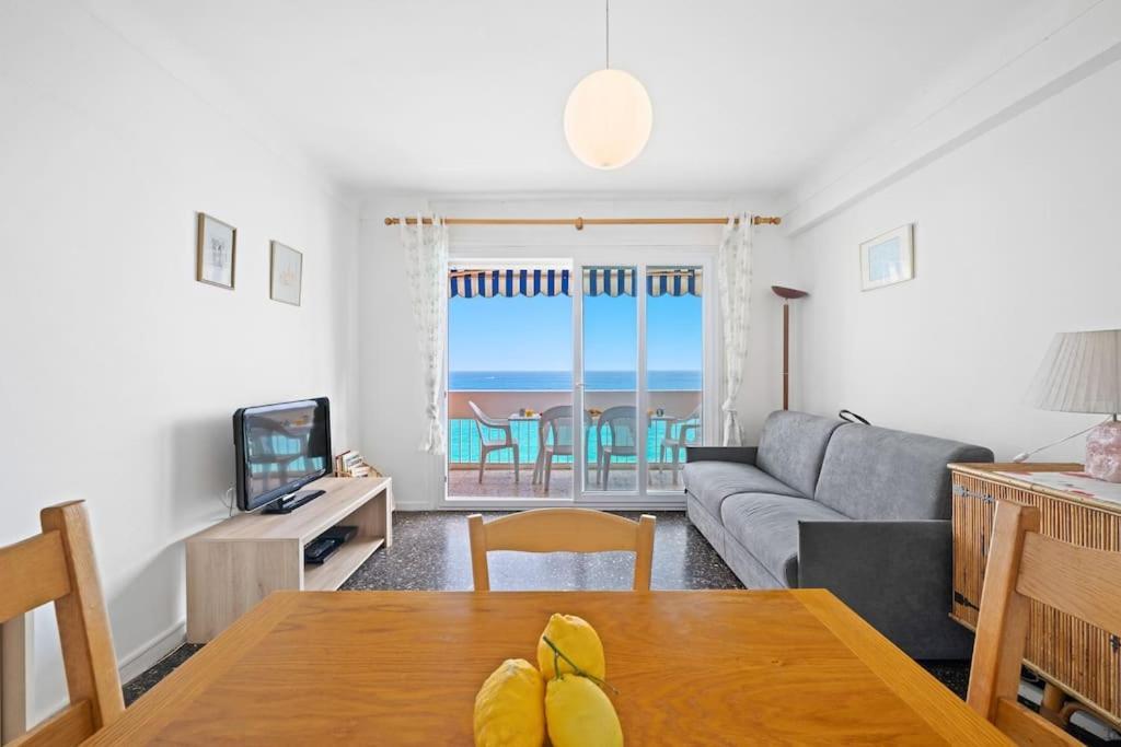 Le Panorama -Vue Exceptionnelle - Dernier Etage - Front De Mer Menton Exterior foto