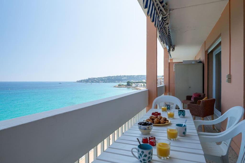 Le Panorama -Vue Exceptionnelle - Dernier Etage - Front De Mer Menton Exterior foto